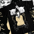 Mieruko Chan T-shirt Miko Yotsuya Ghost Manga Mier Girl Horror Anime Gift Shirt Hoodie, Sweatshirt | RetroVerseTees.com