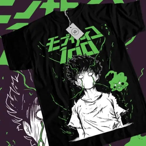 Mob Psycho 100 T-Shirt Cast Anime Manga Dimple and Mob Tshirt Tee ALL SIZES Hoodie, Sweatshirt | RetroVerseTees.com