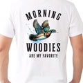 Morning Woodies are my Favorite T-shirt. Animal Men's funny T-shirt Crewneck Menswear men  gifts graphic tee men  gifts...