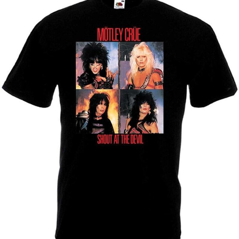 Motley Crue Shout At The Devil V6 T-shirt Vintage Unisex Full Size Hoodie, Sweatshirt | RetroVerseTees.com