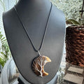 Necklace Daily Natural Crystal - Tree Design Pendant on Chain, Made