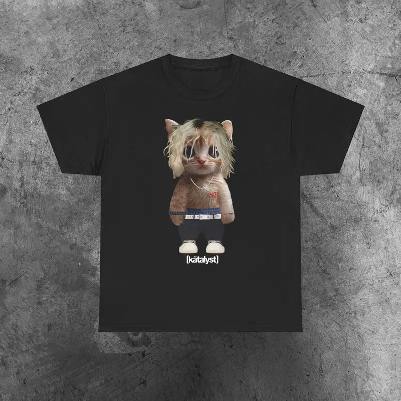 Nettspend Kitty Shirt Casual Classic Hoodie, Sweatshirt | RetroVerseTees.com