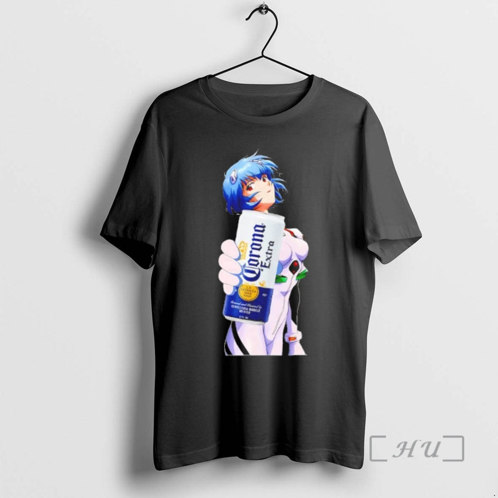 New Rei Ayanami X Corona T-Shirts, Hoodie, Sweatshirt | RetroVerseTees.com