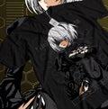 Nier Automata T-Shirt YoRHa 2B Kawaii Anime Girl Cyber Punk Gift T-shirt Unisex Hoodie, Sweatshirt | RetroVerseTees.com