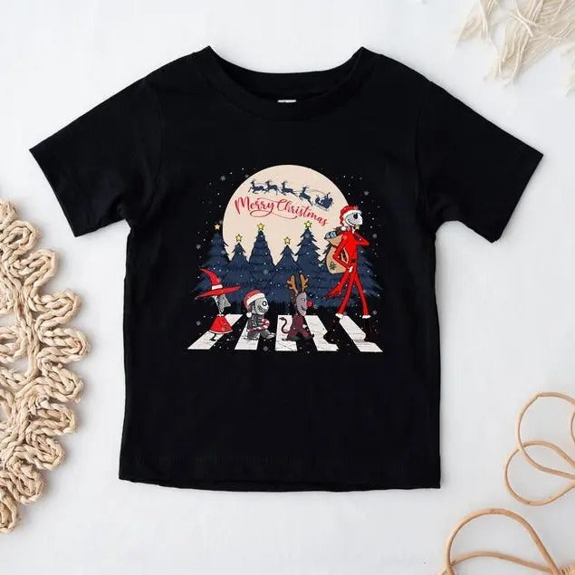 Nightmare Christmas Sweatshirt, Jack Skellington Sally Shirt, Xmas Holiday Sweatshirt, Very Merry Party 2024 TShirt Hoodie