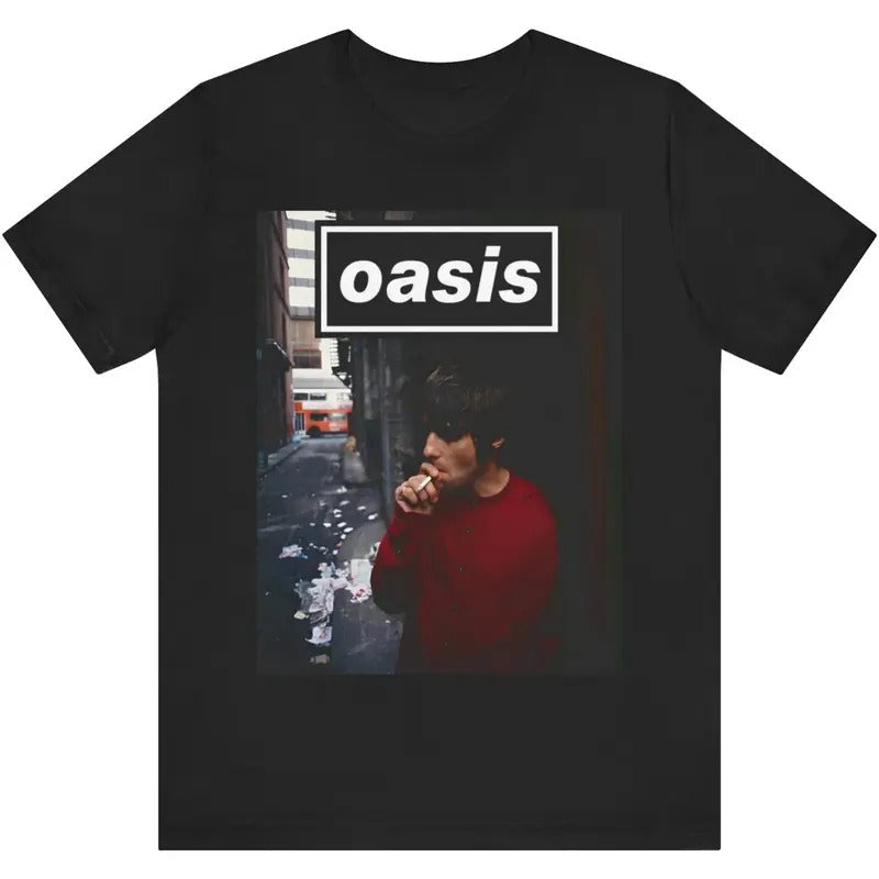 Oasis Shirt, Classic Band Tee, Vintage Oasis Music T-Shirt, Rock Band shirt, Oasis Fans Hoodie, Sweatshirt