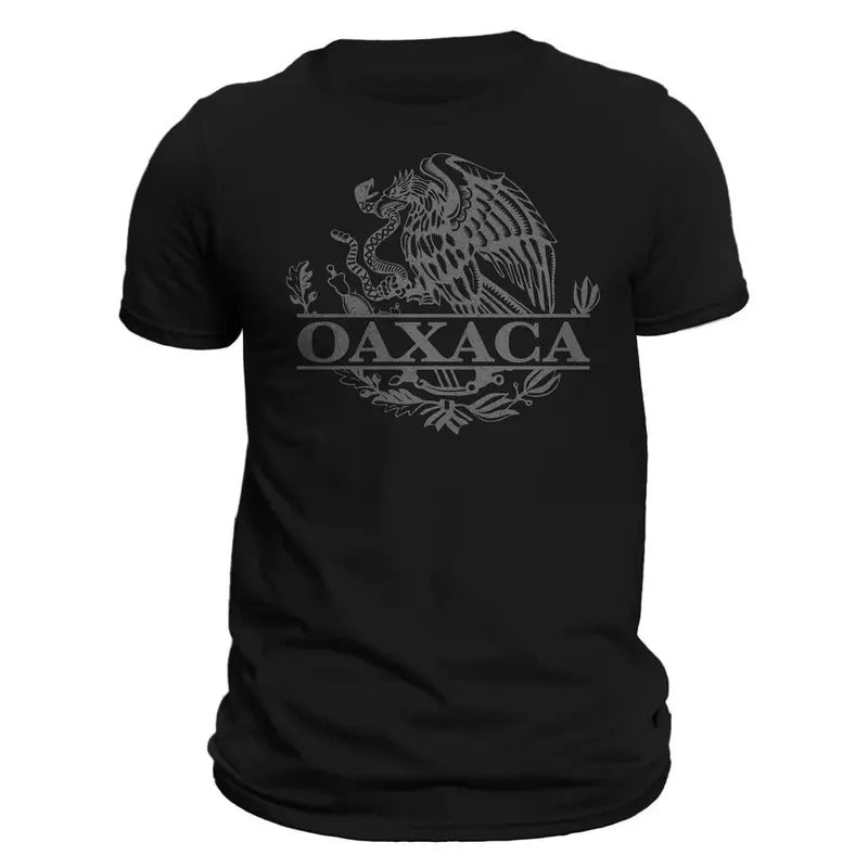 Oaxaca Mexico Eagle Emblem Mexican T-Shirt Casual Soft Menswear Tee Hoodie, Sweatshirt | RetroVerseTees.com