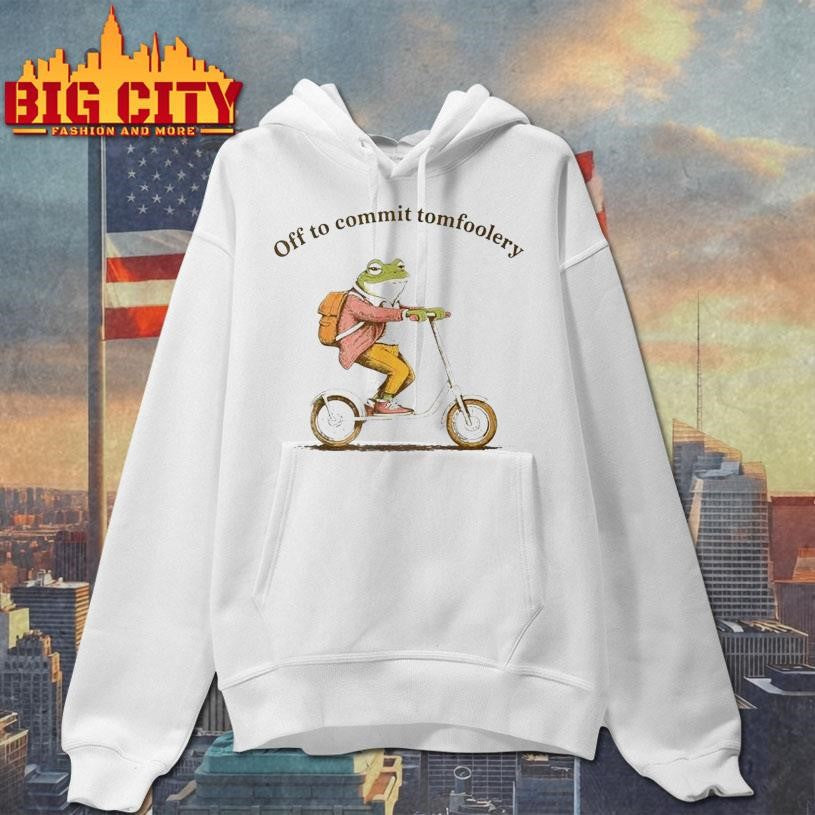 Off To Commit Tomfoolery Frogs Shirt