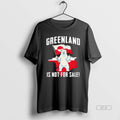 Official Bear Middle Finger Greenland Is Not For Sale Flag Political T-Shirts, Hoodie, Sweatshirt | RetroVerseTees.com