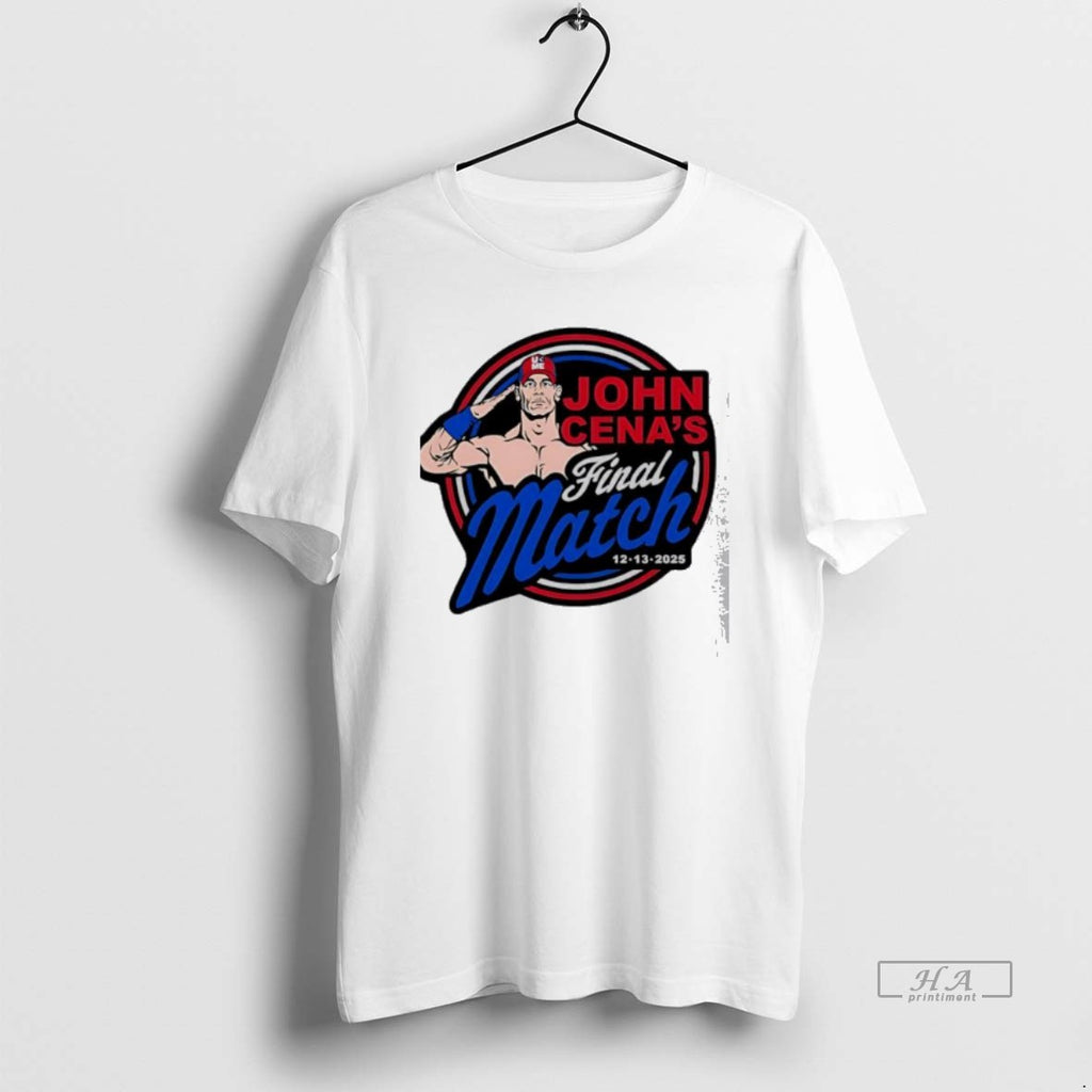 Official John Cena Final Match 2025 T-Shirts, Hoodie, Sweatshirt | RetroVerseTees.com