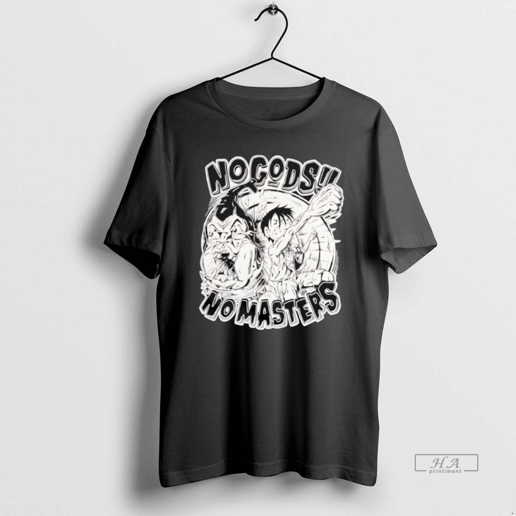 Official Luffy World Noble No Gods No Masters T-Shirts, Hoodie, Sweatshirt | RetroVerseTees.com
