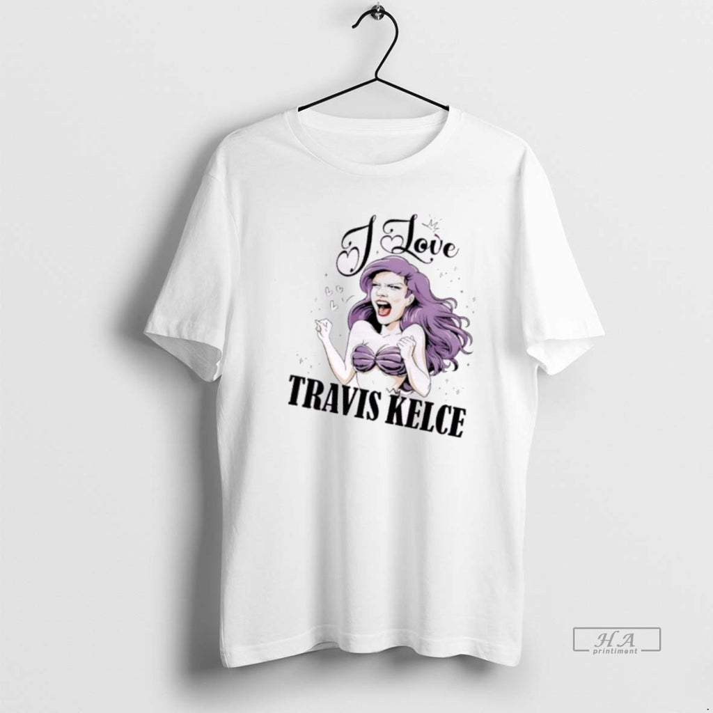 Official Mermaid I Love Travis Kelce T-Shirts, Hoodie, Sweatshirt | RetroVerseTees.com
