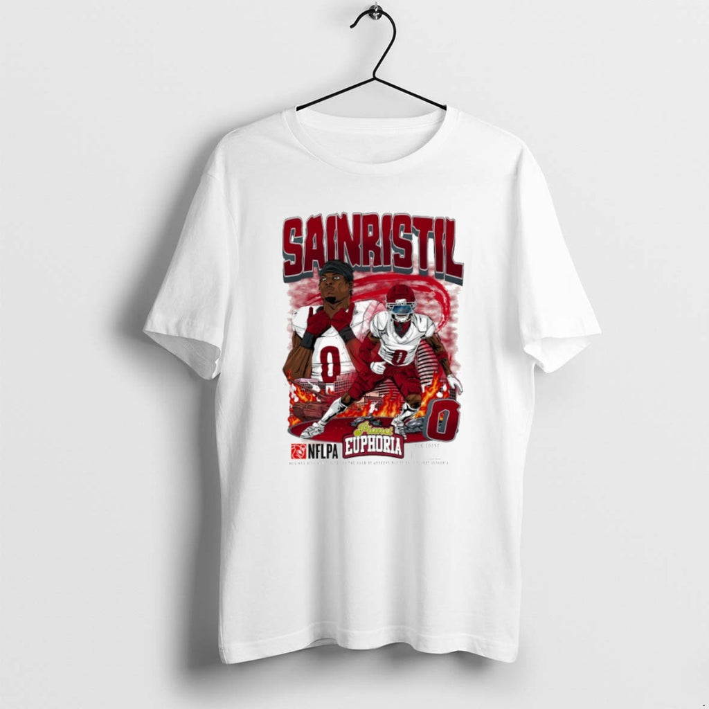 Official Mike Sainristil Planet Euphoria T-Shirts, Hoodie, Sweatshirt | RetroVerseTees.com