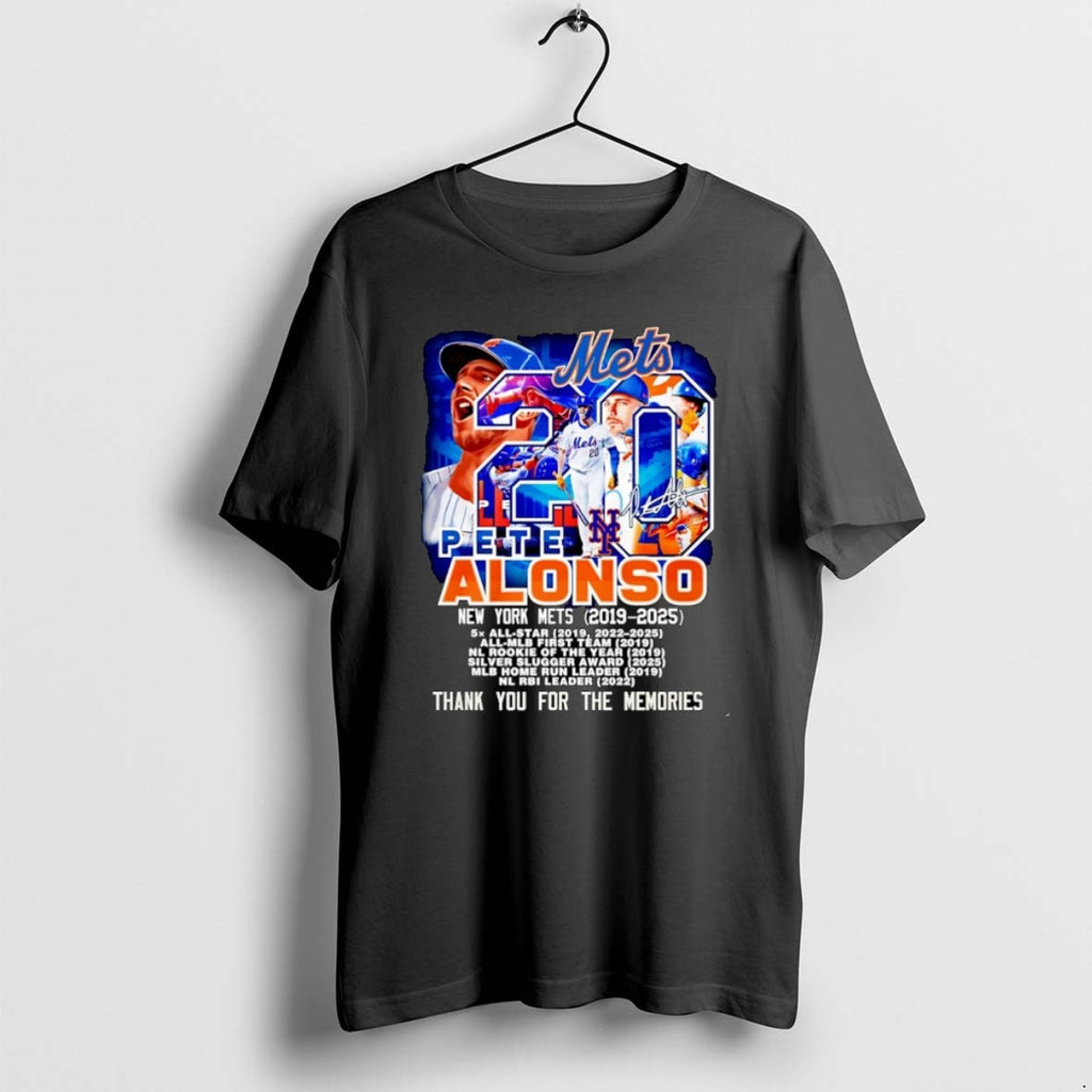 Official Pete Alonso Ny Mets 2019 2025 Thank You For The Memories Christmas T-Shirts, Hoodie, Sweatshirt | RetroVerseTees.com