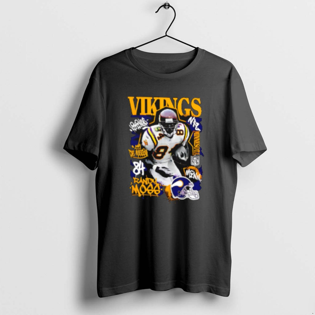 Official Randy Moss Minnesota Vikings Star Player T-Shirts, Hoodie, Sweatshirt | RetroVerseTees.com