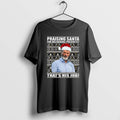 Official Roy Keane Praising Santa For Delivering Presents Thats His Job Ugly Christmas Circle Black T-Shirts, Hoodie,...
