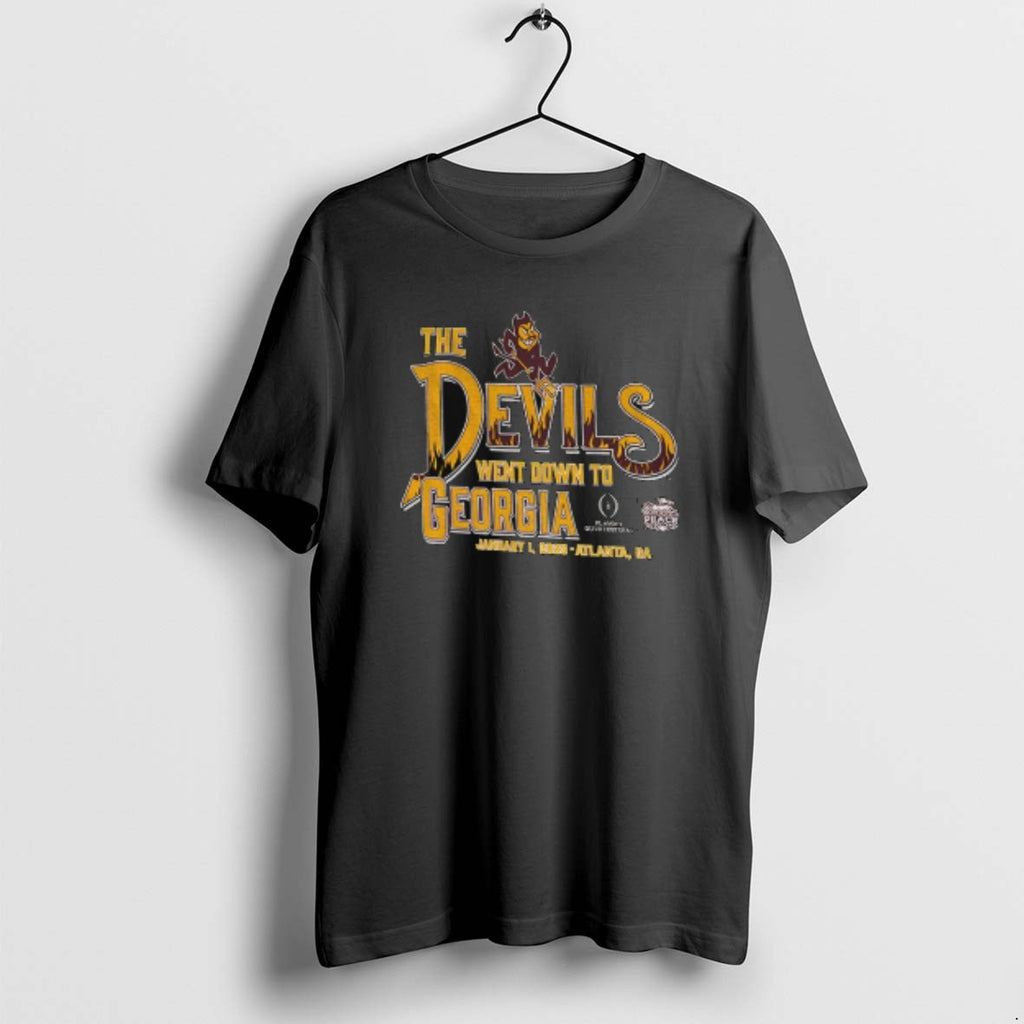 Official The Arizona State Sun Devils Went Down To Georgia Jan 1 T-Shirts, Hoodie, Sweatshirt | RetroVerseTees.com