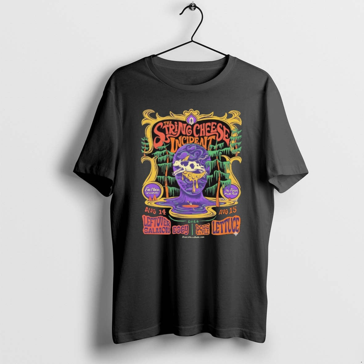 Official The String Cheese Incident Eau Claire Wisconsin 2026 At The Pines Music Park August T-Shirts, Hoodie, Sweatshirt
