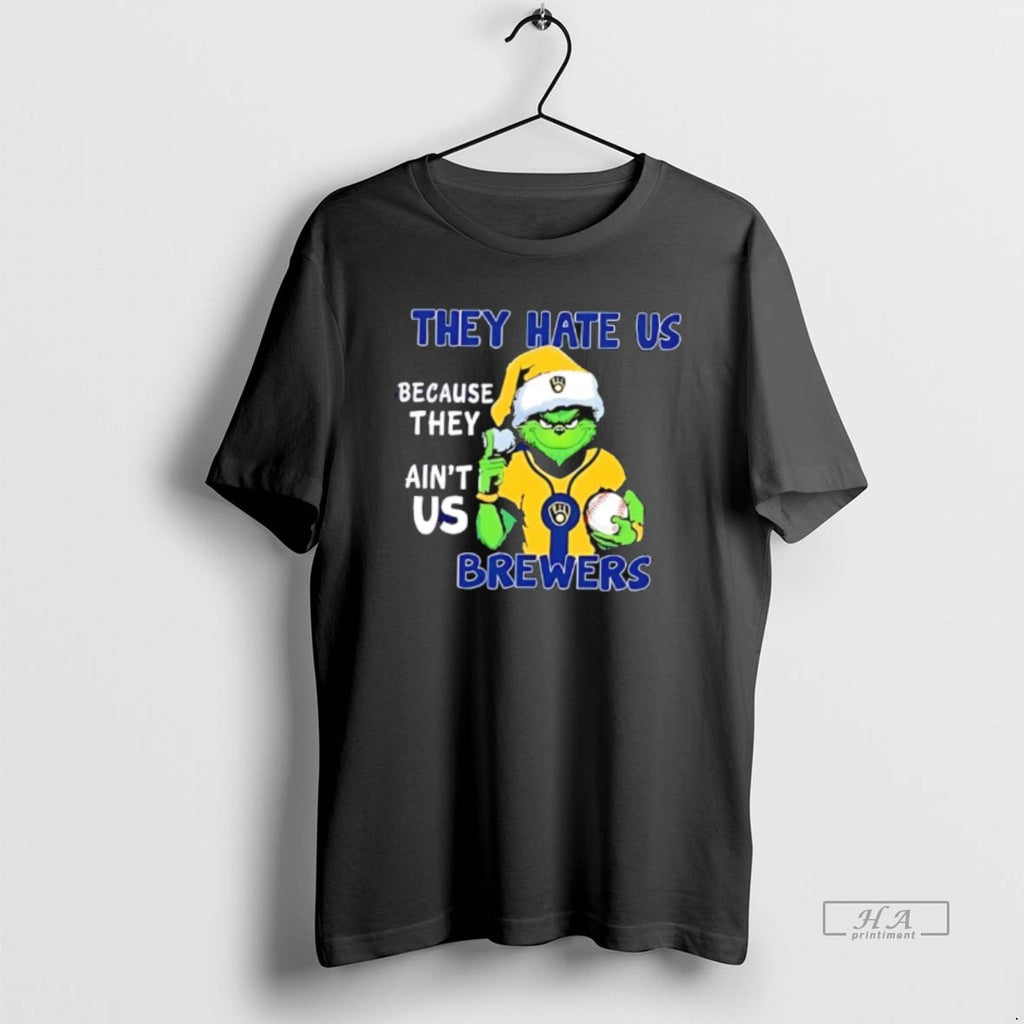 Official They Hate Us Because They Aint Us Milwaukee Brewers T-Shirts, Hoodie, Sweatshirt | RetroVerseTees.com