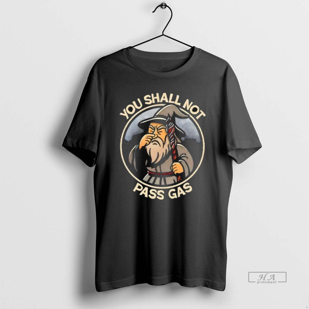 Official Wizard You Shall Not Pass Gas Cartoon T-Shirts, Hoodie, Sweatshirt | RetroVerseTees.com