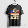 Officials American Hauler Truck Driver Patriotic Us Flag Trucker T-Shirts, Hoodie, Sweatshirt | RetroVerseTees.com