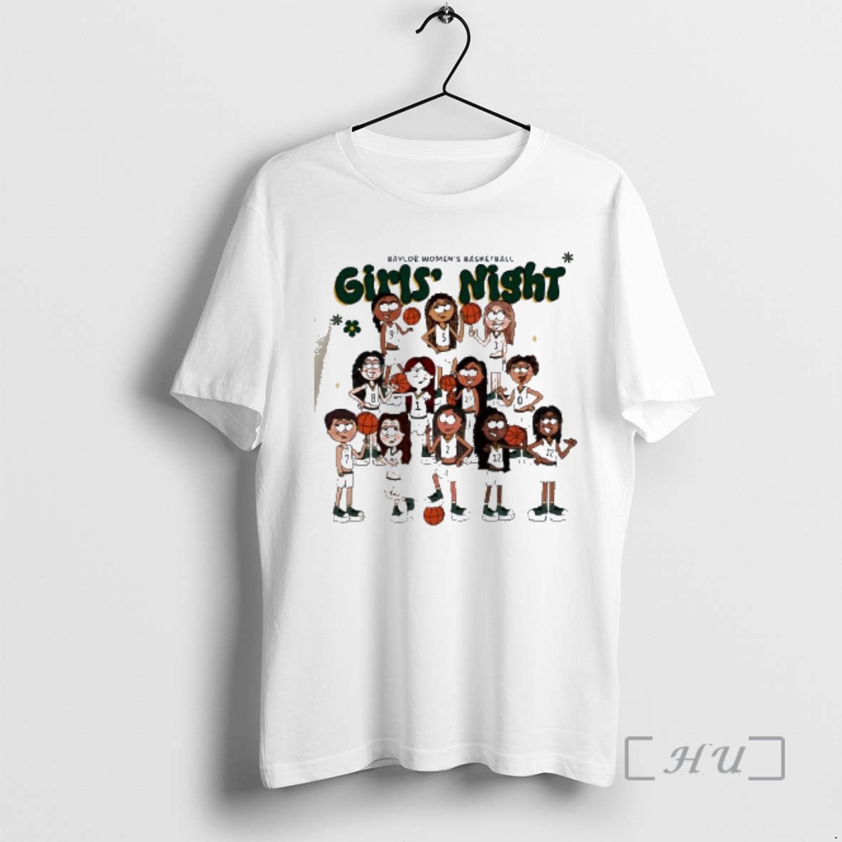 Officials Baylor Womens Basketball Girls Night Caricature Team Players T-Shirts, Hoodie, Sweatshirt | RetroVerseTees.com