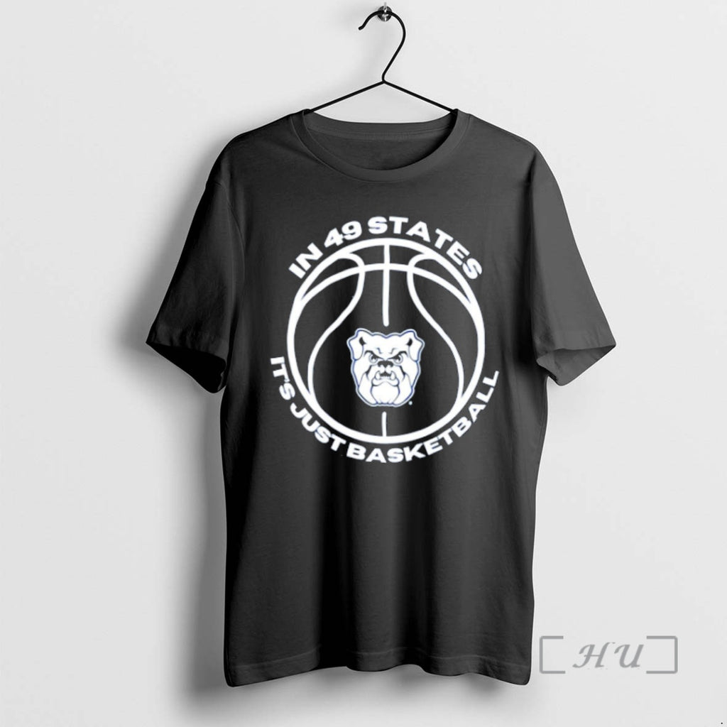 Officials Butler Bulldogs In 49 States Its Just Basketball Black T-Shirts, Hoodie, Sweatshirt | RetroVerseTees.com
