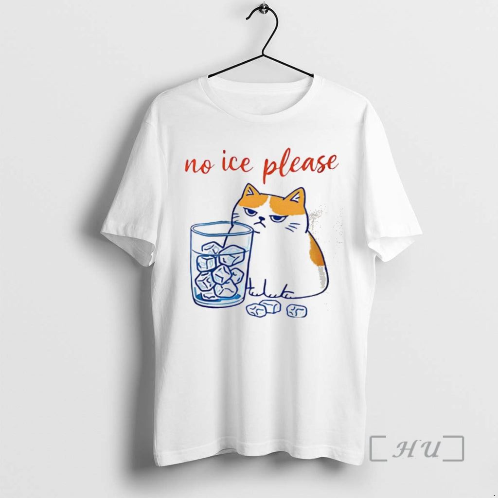 Officials Cat No Ice Please Caricature T-Shirts, Hoodie, Sweatshirt | RetroVerseTees.com