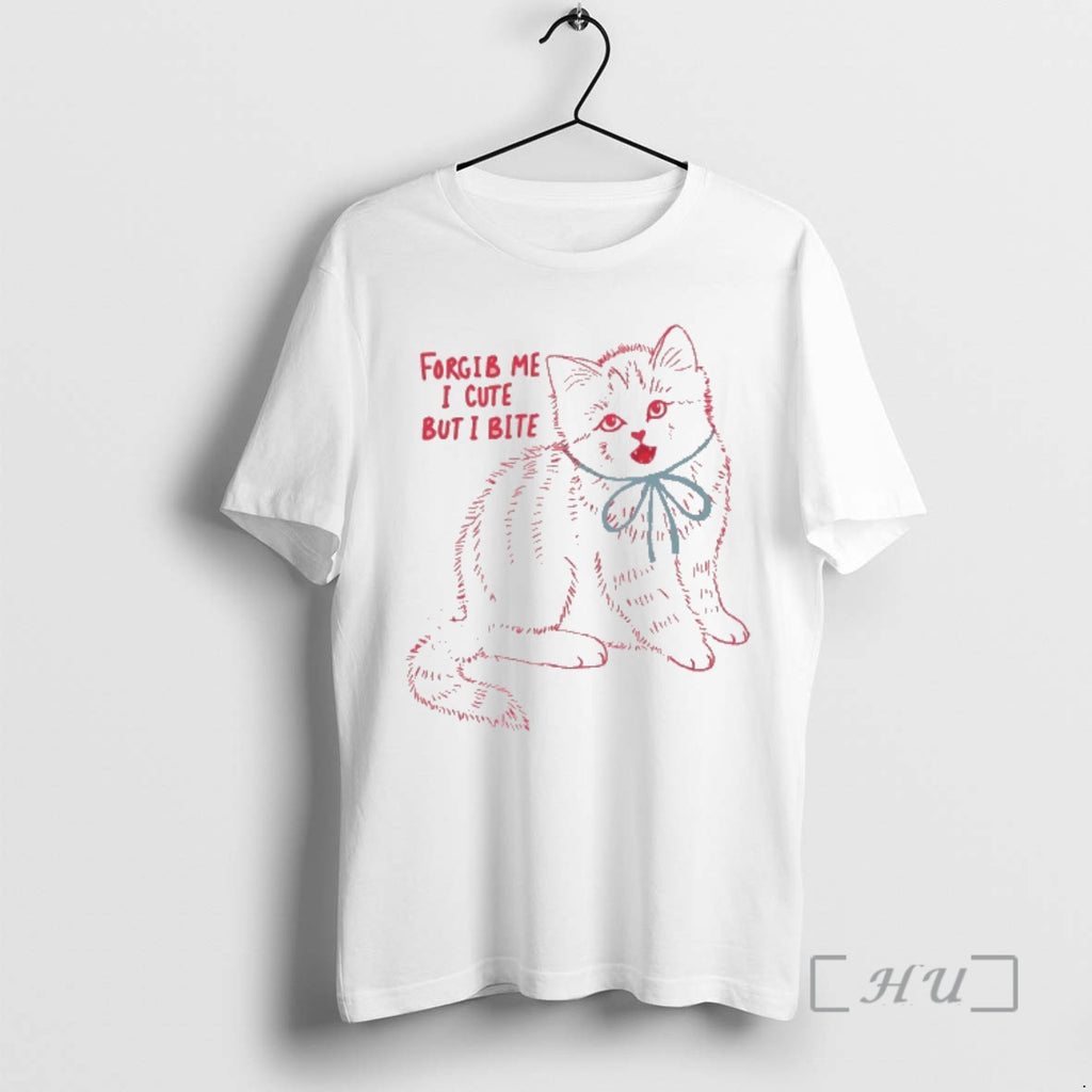 Officials Cat Forgib Me I Cute But I Bite T-Shirts, Hoodie, Sweatshirt | RetroVerseTees.com