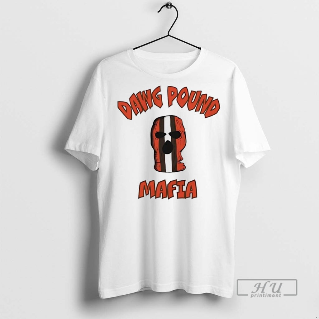 Officials Cleveland Browns Dawg Pound Mafia T Shirt