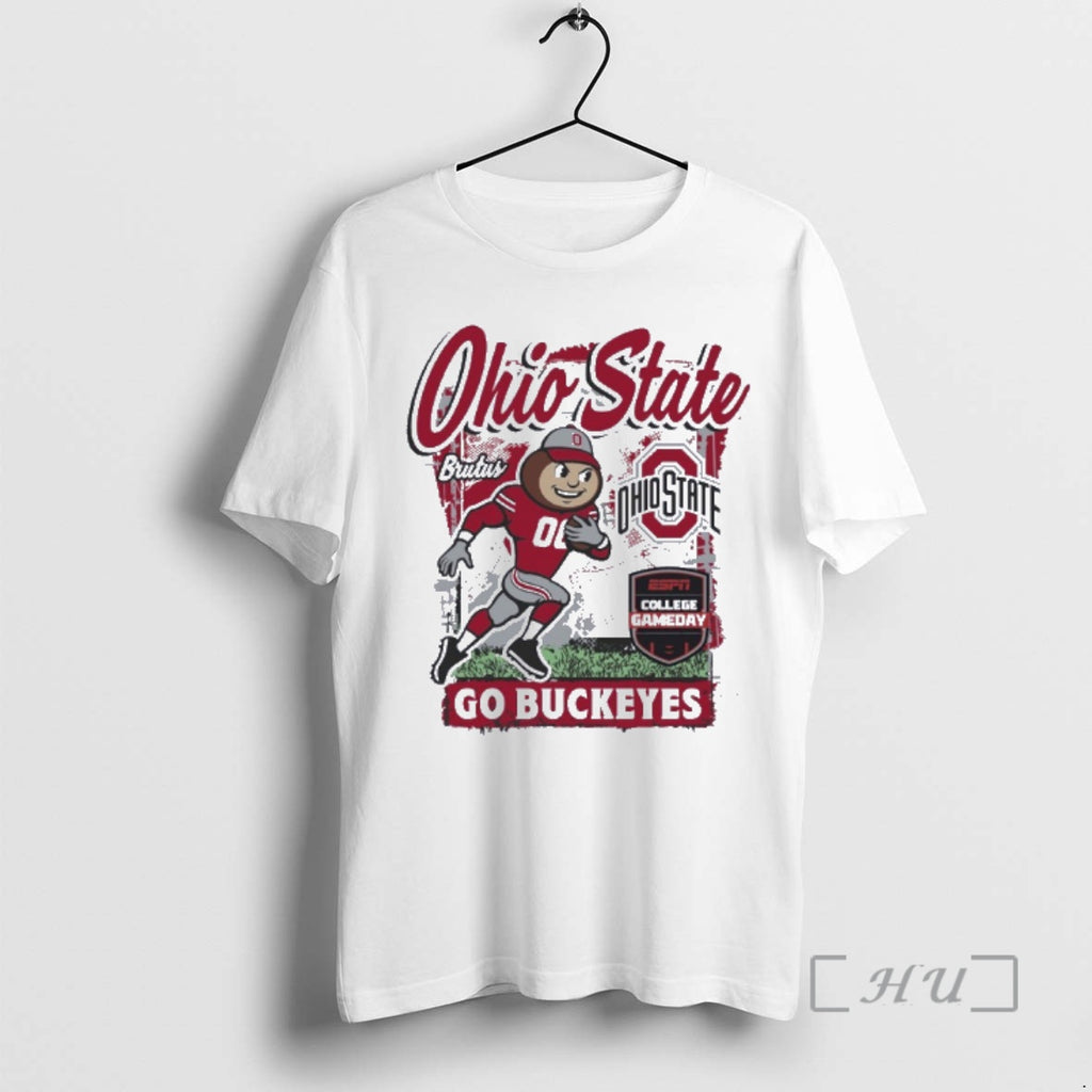 Officials College Gameday 2025 Ohio State Mascot Runner Go Buckeyes T-Shirts, Hoodie, Sweatshirt | RetroVerseTees.com