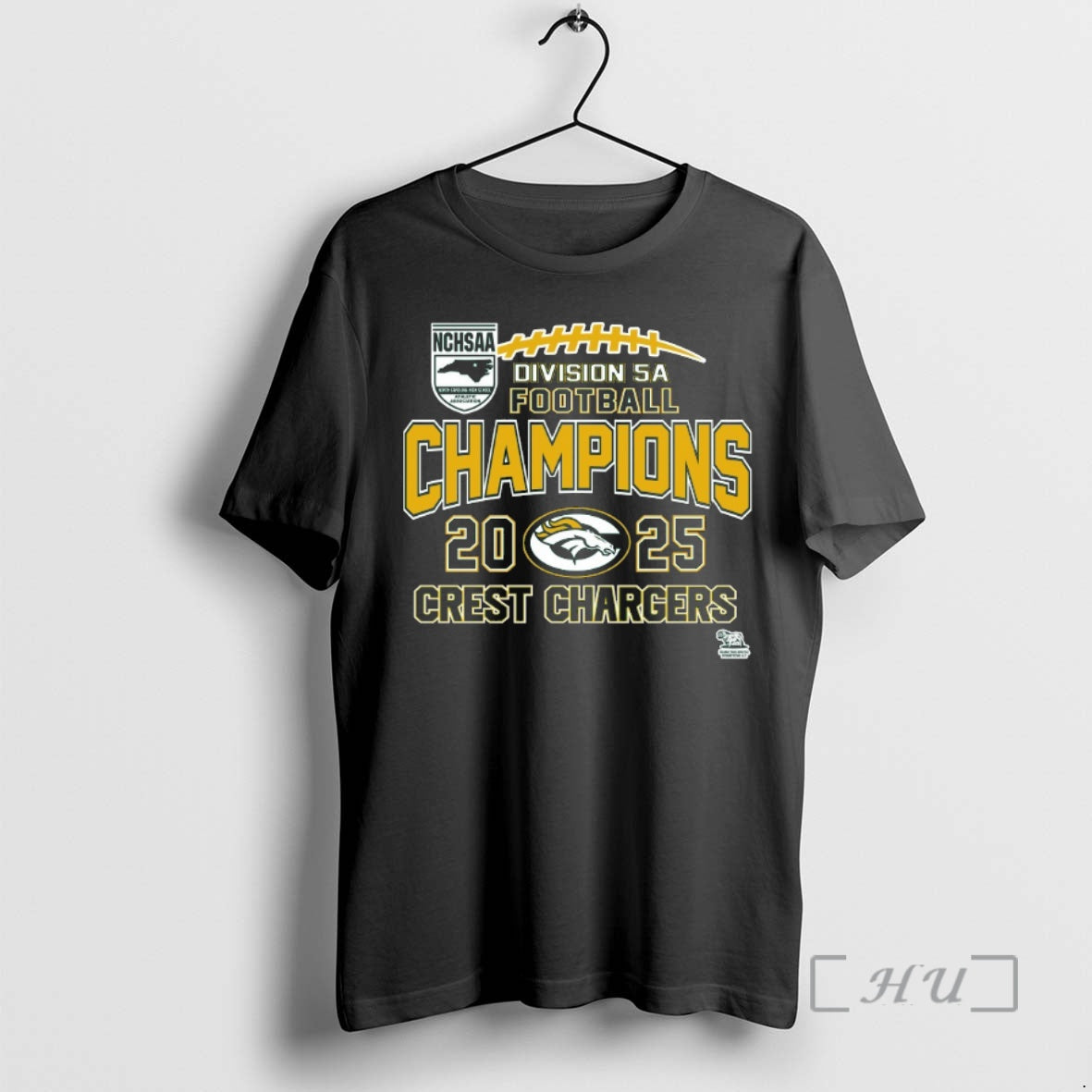 Officials Crest Chargers 2025 Nchsaa Division 5a Football Champions T-Shirts, Hoodie, Sweatshirt | RetroVerseTees.com