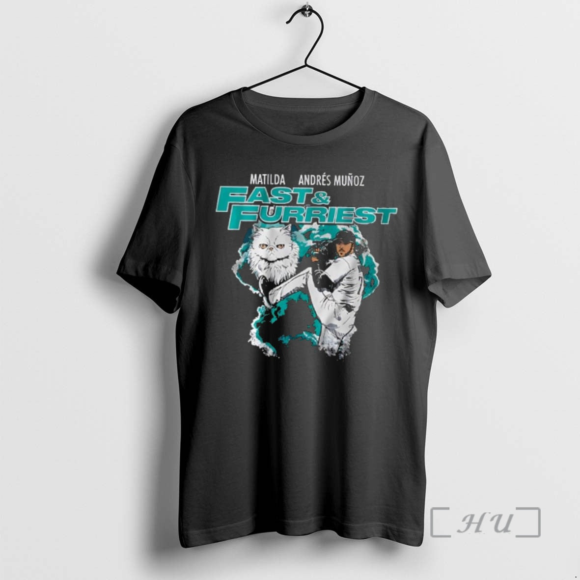 Officials Fast Furriest Andres Munoz Seattle Mariners Stylish T-Shirts, Hoodie, Sweatshirt | RetroVerseTees.com