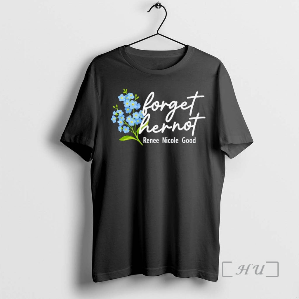 Officials Forget Her Not Renee Nicole Good Floral Ornaments T-Shirts, Hoodie, Sweatshirt | RetroVerseTees.com
