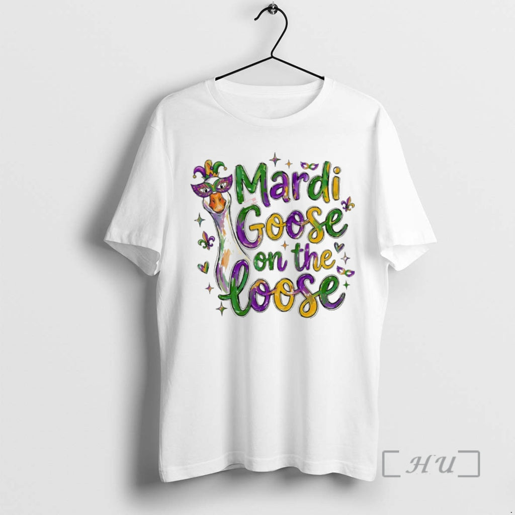 Officials Funny Mardi Gras Goose On The Goose T-Shirts, Hoodie, Sweatshirt | RetroVerseTees.com