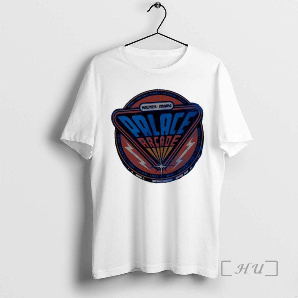 Officials Hawkins Indiana Palace Arcade Graphic T-Shirts, Hoodie, Sweatshirt | RetroVerseTees.com