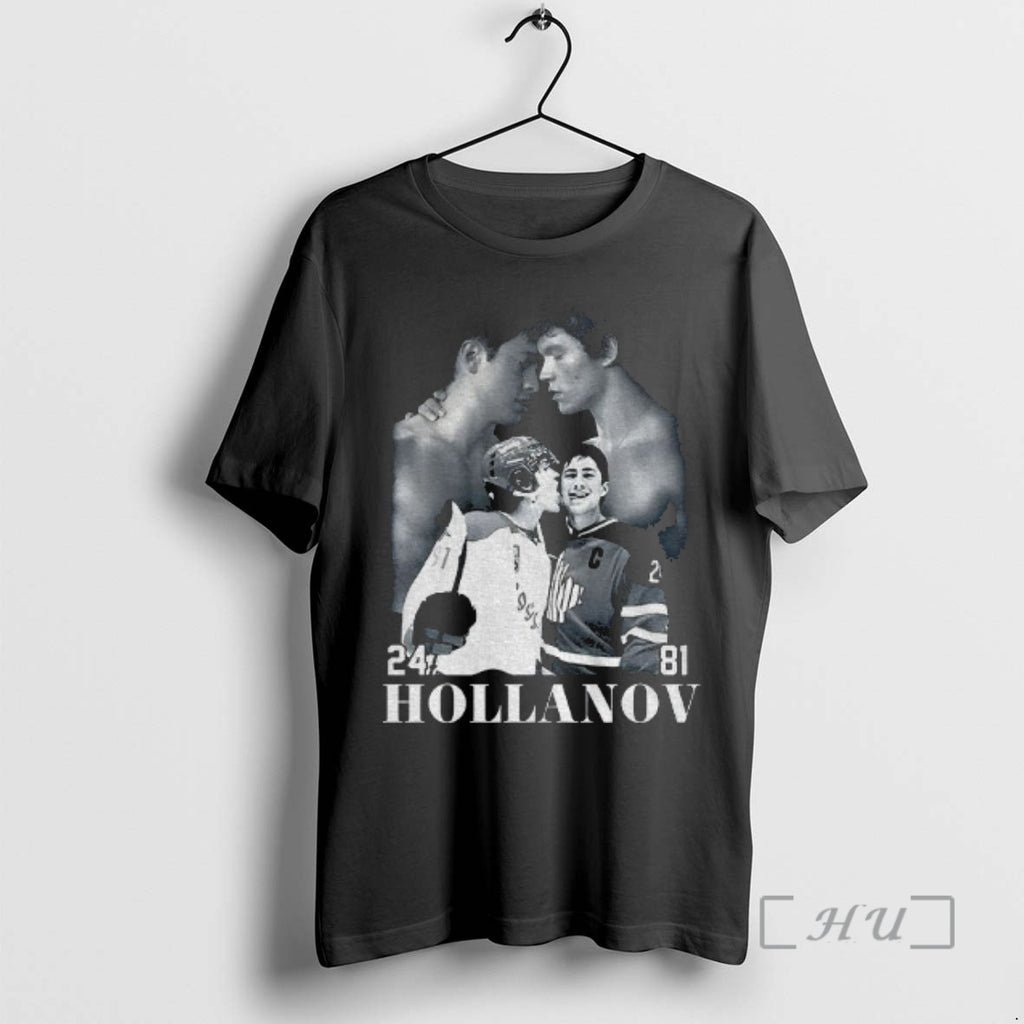 Officials Ilya Rozanov Licks Shane Hollander Face Hollanov 24 81 Vintage Premium T Shirts Sweater Hoodie, Sweatshirt