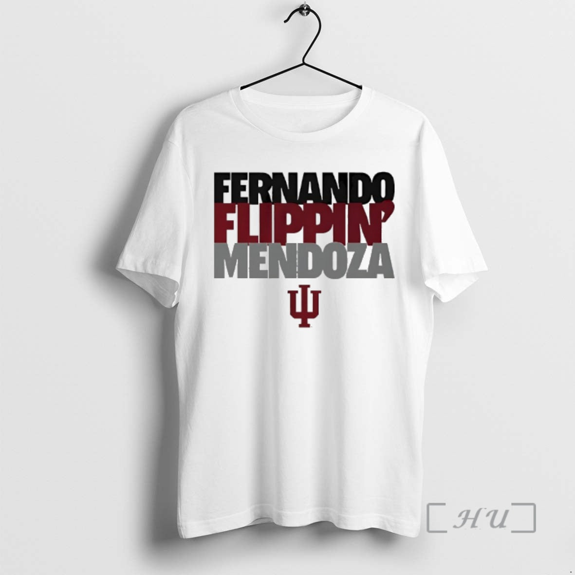 Officials Indiana Football Fernando Flippin Mendoza Logo T-Shirts, Hoodie, Sweatshirt | RetroVerseTees.com