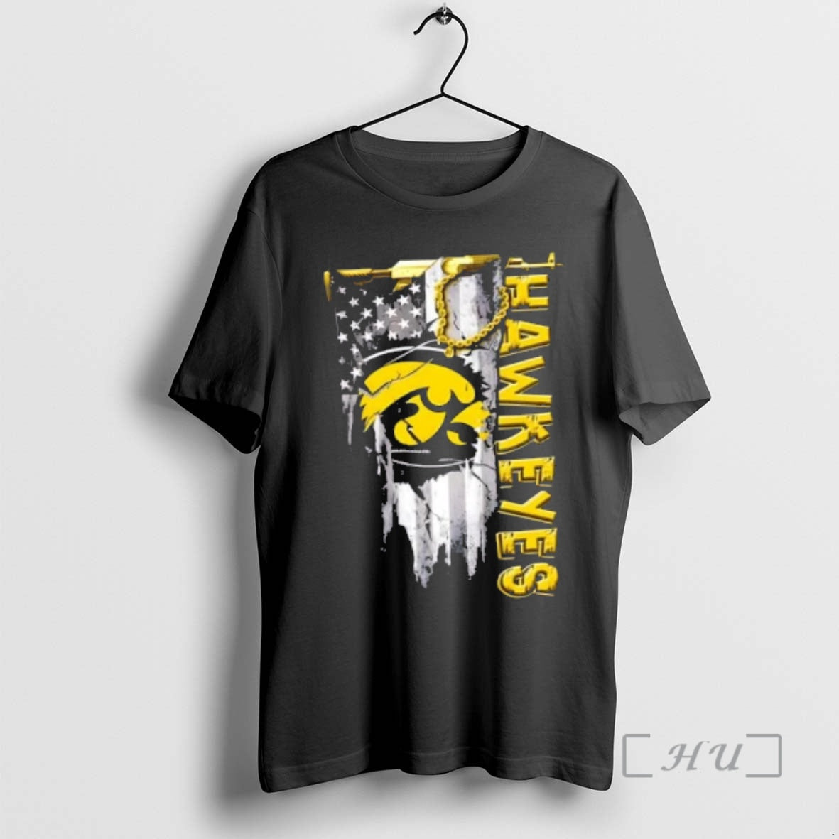 Officials Iowa Hawkeyes Football Battle Shattered Usa Flag Rip Design T-Shirts, Hoodie, Sweatshirt | RetroVerseTees.com