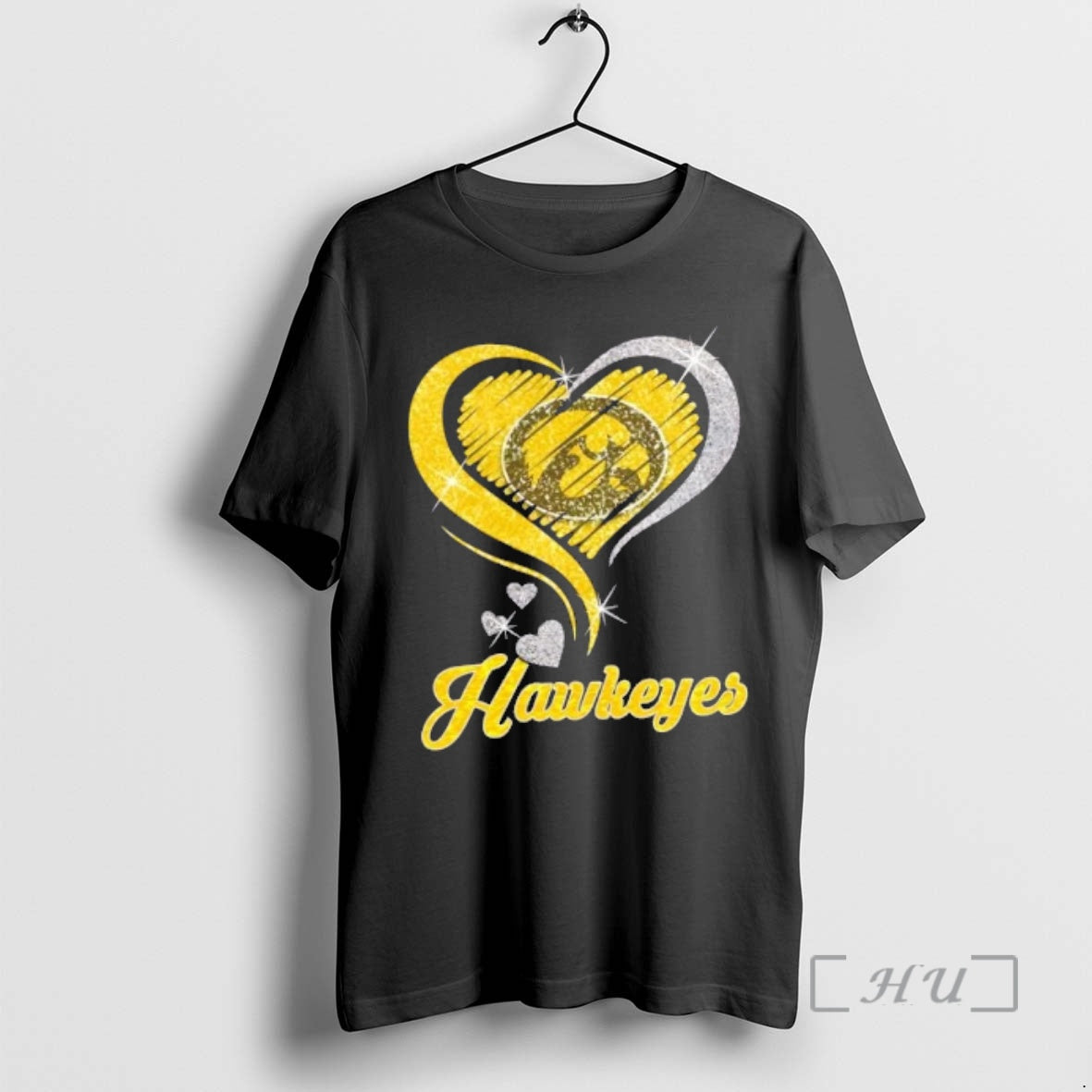 Officials Iowa Hawkeyes Football In Glitter Heart Fans T-Shirts, Hoodie, Sweatshirt | RetroVerseTees.com