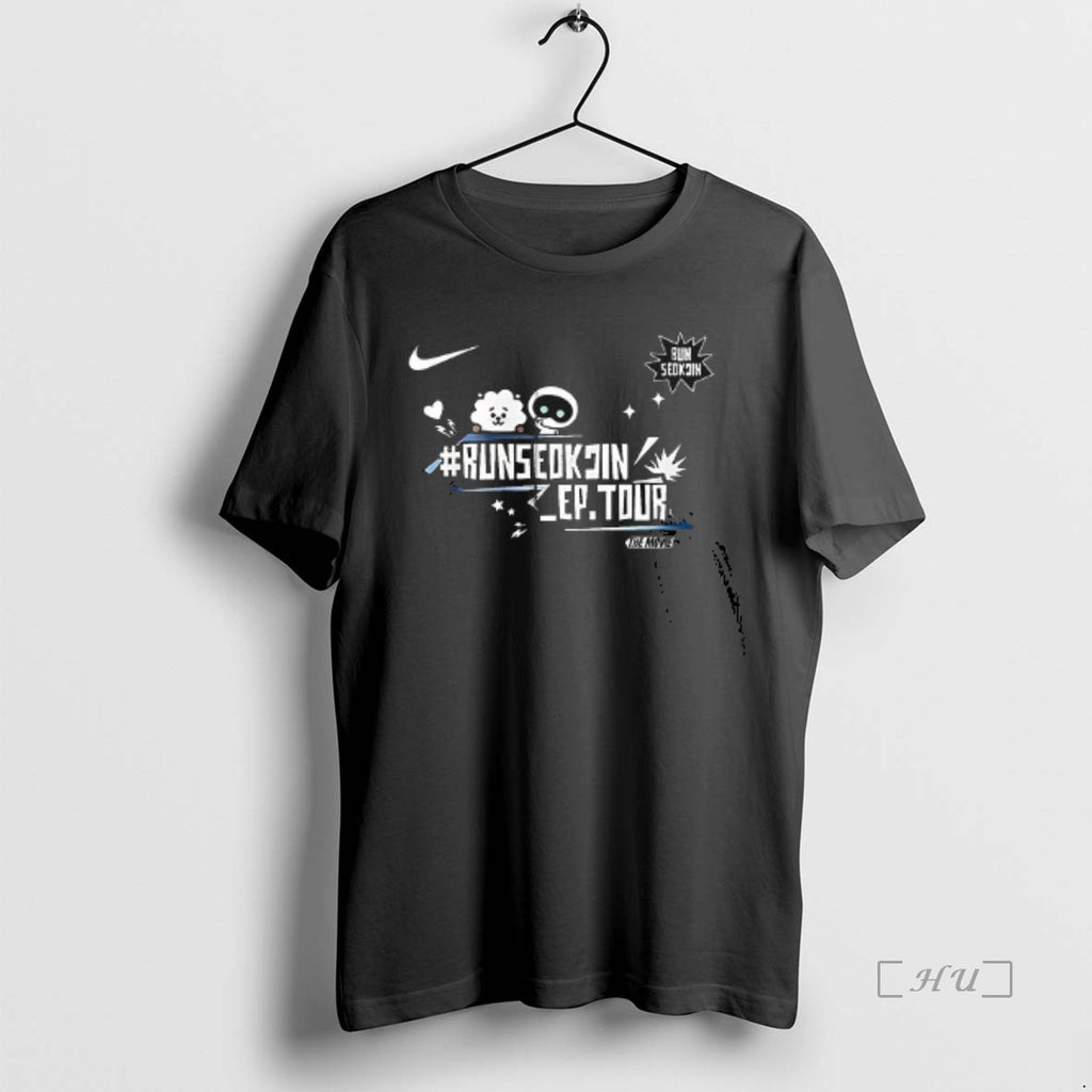 Officials Jin Runseokjin Ep Tour The Movie Name And Number Signature Double Sided Graphic Premium T-Shirts, Hoodie,...