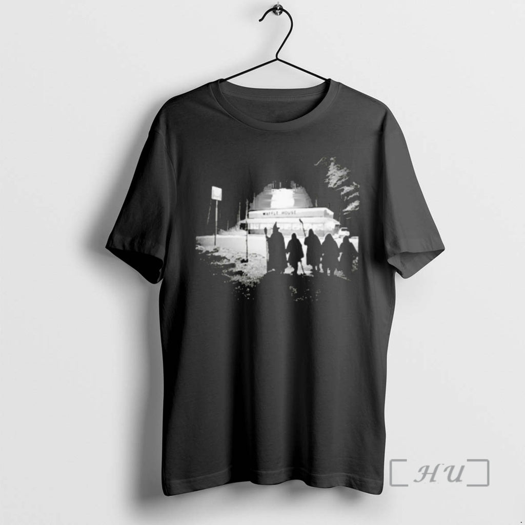 Officials Lord Of The Rings Fellowship At Waffle House T-Shirts, Hoodie, Sweatshirt | RetroVerseTees.com