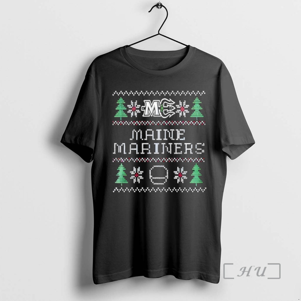 Officials Maine Mariners Merry Christmas 2025 T-Shirts, Hoodie, Sweatshirt | RetroVerseTees.com