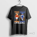 Officials Mascots Texas Longhorns On Saturdays X Dallas Cowboys On Sundays Skyline Premium T Shirts Hoodie, Sweatshirt
