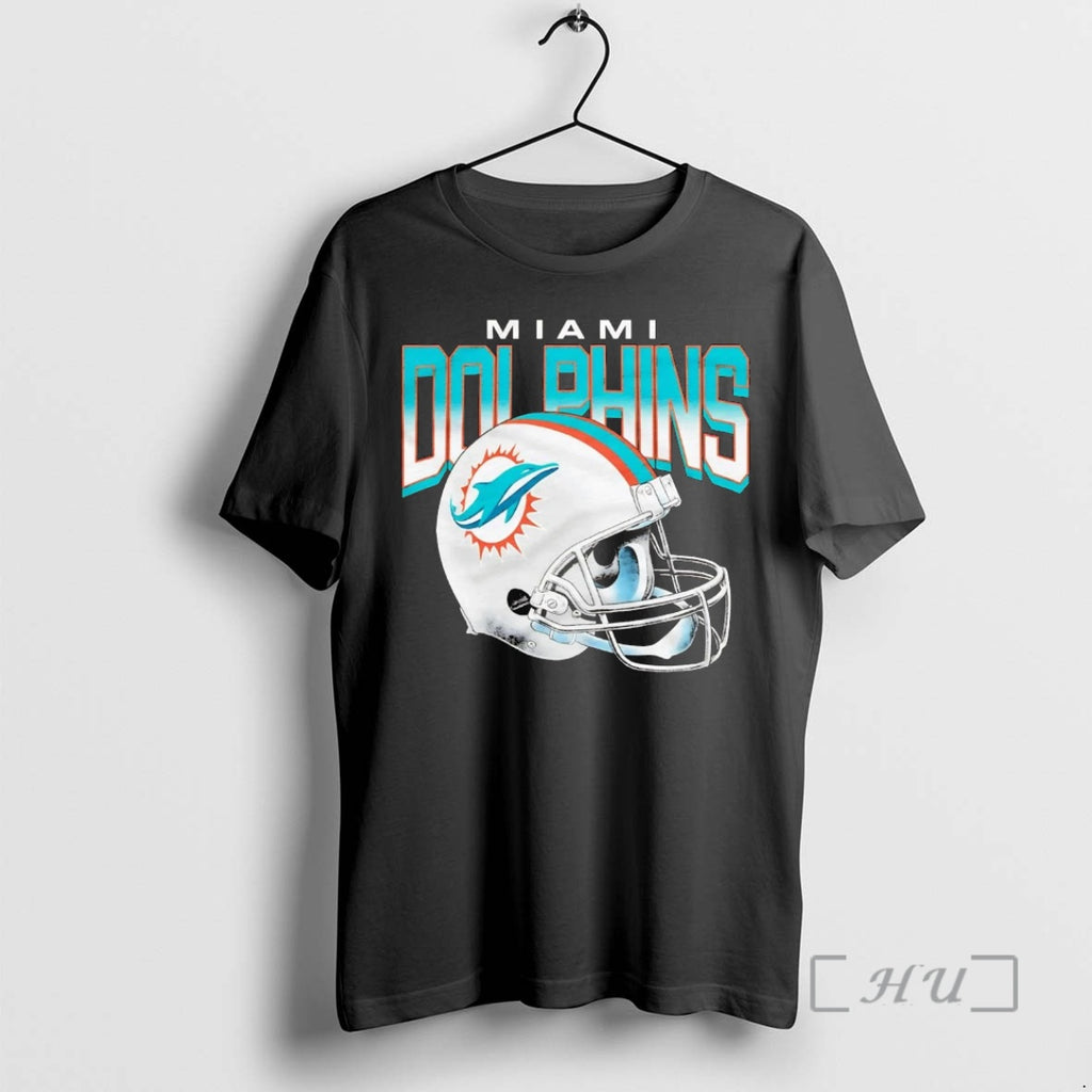 Officials Miami Dolphins Gradient Helmet T-Shirts, Hoodie, Sweatshirt | RetroVerseTees.com
