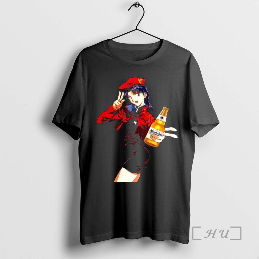 Officials Misato Katsuragi Modelo Neon Genesis Evangelion Anime T-Shirts, Hoodie, Sweatshirt | RetroVerseTees.com