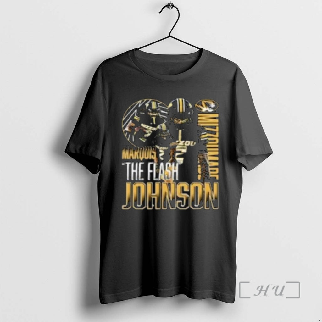 Officials Mizzou Tigers Nil Marquis Johnson 2 The Flash Player Circle Black Premium T Shirts Hoodie, Sweatshirt