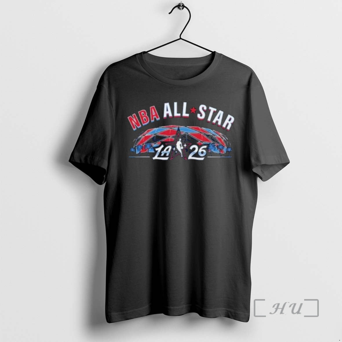 Officials Nba All Star Game 2026 Los Angeles Stadium Logo T-Shirts, Hoodie, Sweatshirt | RetroVerseTees.com