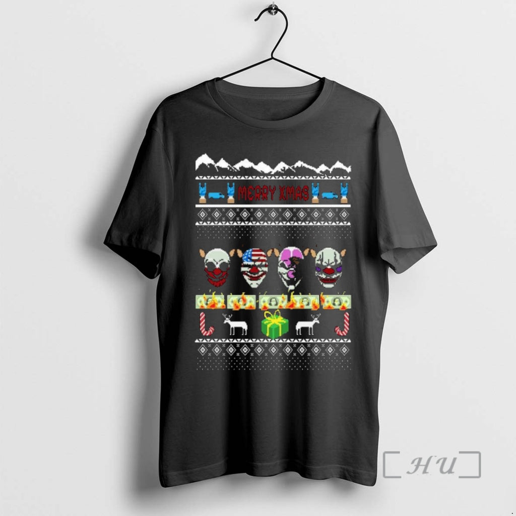 Officials Payday Black Christmas Graphic T-Shirts, Hoodie, Sweatshirt | RetroVerseTees.com