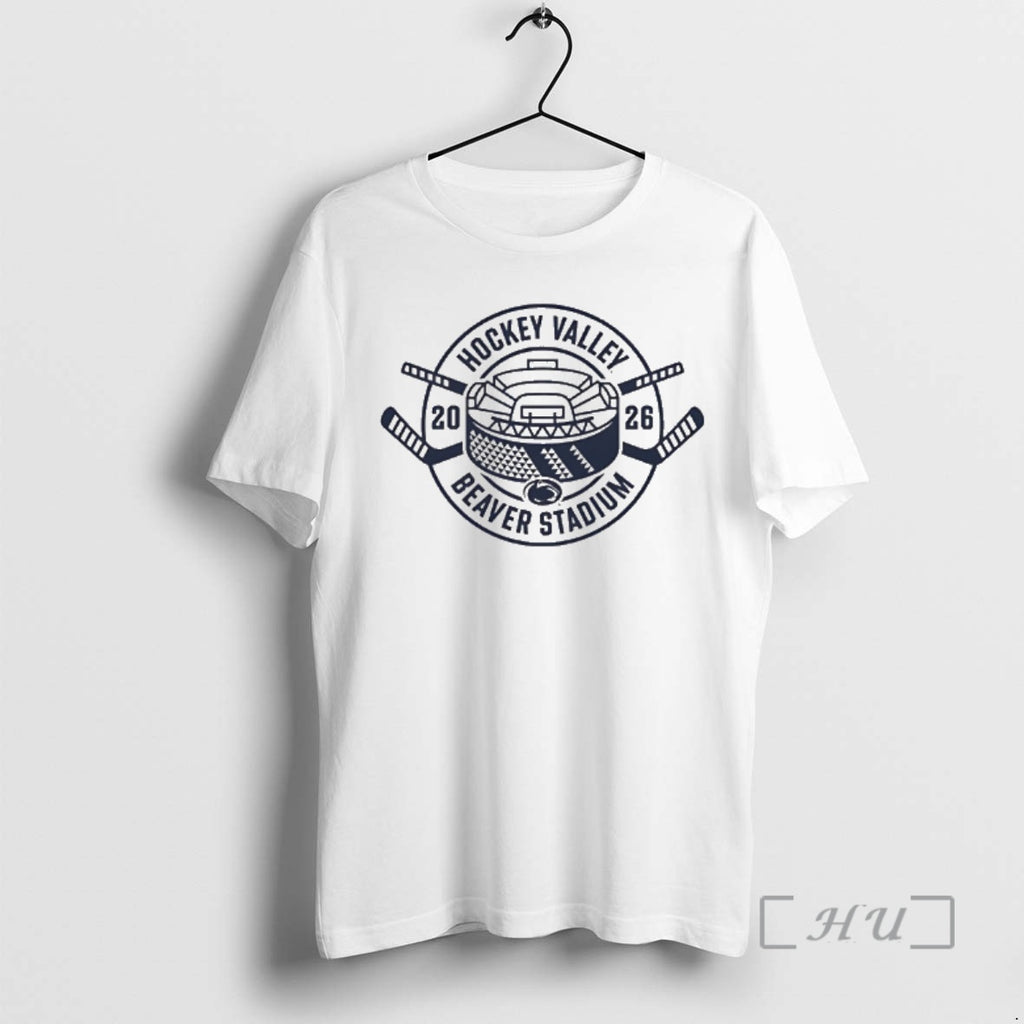 Officials Penn State Hockey Valley Beaver Stadium 2026 Logo T-Shirts, Hoodie, Sweatshirt | RetroVerseTees.com